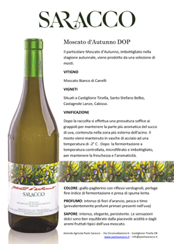 Moscato d'Autunno DOP